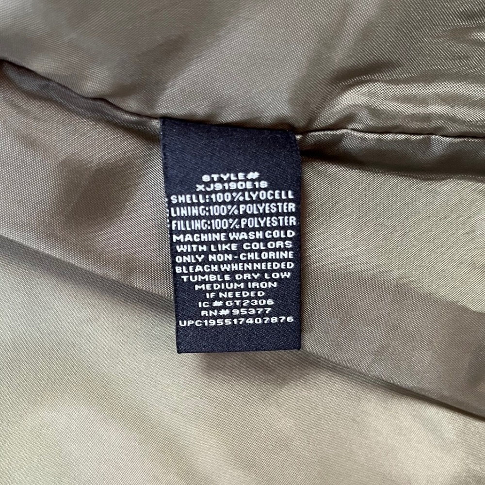 Social Standard by Sanctuary Olive Green Quilted Snap Front Jacket XXL XJ9190E1S - Picture 9 of 10